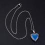 FM FM42 Temperature Sensing Color Changing Pendant Necklace with 19.29'' Stainless Steel Rolo Chain (18 Styles)