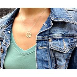 EFYTAL Sister Gifts from Sister, 925 Sterling Silver Family Tree of Life Necklace, Birthday Jewelry Gift Necklaces for Sisters