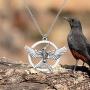AKTAP Movie Pendant Necklace The Hunger Games Movie Gift for Film Movies Fans