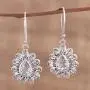 NOVICA Blue Topaz .925 Sterling Silver Dangle Earrings, Blue Glitz NOVICA Blue Topaz .925 Sterling Silver Dangle Earrings, Blue Glitz