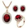 Yoursfs Jewelry for Women Necklace and Earring Sets 18K Gold Plated Jewelry for Women Cubic Zirconia Wedding Jewelry Sets for Brides Yoursfs Jewelry for Women Necklace and Earring Sets 18K Gold Plated Jewelry for Women Cubic Zirconia Wedding Jewelry Sets for Brides