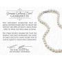 THE PEARL SOURCE 14K Gold AAA Quality Round Genuine White Akoya Cultured Pearl Linda Earrings for Women