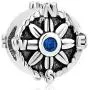 LovelyJewelry Compass Charm Bead for Snake Chain Bracelet