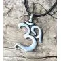 Trilogy Jewelry Pewter Ohm Om Yoga Buddha Namaste Pendant on Leather Necklace Trilogy Jewelry Pewter Ohm Om Yoga Buddha Namaste Pendant on Leather Necklace