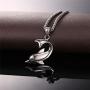U7 Shark/Fish/Dolphin Pendant Animal Jewelry Men Boys Necklace with Stainless Steel/Gold/Black Gun Plated/925 Sterling Silver Chain