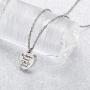 Forever My Friend Urn Necklace for Ashes Cremation Jewelry Fillable Necklace Stainless Steel Memorial Necklace