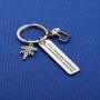 BAUNA RN Nurse Gifts Medical Students Keychain Never Underestimate The Difference You Made Nurse Appreciation Jewelry Nurse Retirement Gift