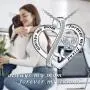 Distance Butterfly Necklace for Women 925 Sterling Silver Forever Heart Necklace Pendant Jewelry Gifts for Girls Women Birthday Christmas Distance Butterfly Necklace for Women 925 Sterling Silver Forever Heart Necklace Pendant Jewelry Gifts for Girls Women Birthday Christmas