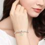 COTO Lovely Cute Jewelry Gift 925 Sterling Silver Lucky Elephant Dangle Charm Fit Necklace Bracelet