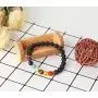 LOYALLOOK 6-12PCS Lava Stone Bracelet Chakras Bead Natural Stone Bracelet Oil Diffuser Bracelet