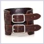 Fusamk Hip Hop Alloy Dragon Totem Adjustable Leather Bracelet Bangle,7.0-8.0inches