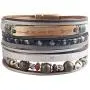 GelConnie Inspirational Leather Cuff Bracelets for Women Yoga Chakra Multi Strands Boho Bracelets Gold Plated Magnetic Bohemian Wrap Bracelet GelConnie Inspirational Leather Cuff Bracelets for Women Yoga Chakra Multi Strands Boho Bracelets Gold Plated Magnetic Bohemian Wrap Bracelet