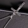 Ineffable Cross Pendant Crucifix Stainless Steel Mens Boys Jewelry Jesus Necklace with Chain