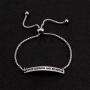 Have Courage and Be Kind Inspirational Bracelets for Women Stainless Steel Jewelry Girl Jewelry