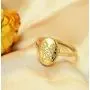 BAOWING 18K Gold Sunflower Rings | Chunky Dome Flower Signet Ring | Stainless Steel Statement Jewelry Gift for Women Girls BAOWING 18K Gold Sunflower Rings | Chunky Dome Flower Signet Ring | Stainless Steel Statement Jewelry Gift for Women Girls