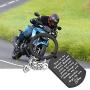FUSTMW Biker Keychain Motorcycle Gift Ride Safe Keychain May Your Guardian Angel Ride with You New Driver Gift for Biker