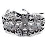 KOKOSHELL Royal Crown Jewels 3PCS Set - Gold/Silver Bracelets
