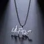 COMTRUDE Lil-Peep Necklace Stainless Steel Rapper Pendant Perfect Gifts for Young Singer Fans (Silver) COMTRUDE Lil-Peep Necklace Stainless Steel Rapper Pendant Perfect Gifts for Young Singer Fans (Silver)