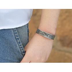 Dawapara Pagan Yggdrasil Tree of Life Norse Mythology Magnetic Health Cuff Bracelet Men Women Jewelry