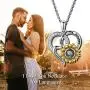 WINNICACA 925 Sterling Silver Sunflower Necklace Celtic Knot Pendant Jewelry Blessings for Women Daughter Wife Birthday Anniversary