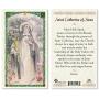 Saint Catherine of Siena Round Shape Pendant in 925 Sterling Silver