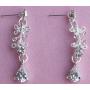 EverLove Womens Bride Headdress Jewelry Wedding Necklace Earrings Set Crystal Crown Tiara