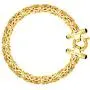 Jewelry Affairs 14k Yellow Gold Byzantine Link Bracelet, 8mm, 7.25'' Jewelry Affairs 14k Yellow Gold Byzantine Link Bracelet, 8mm, 7.25''