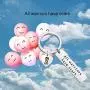 FUTOP All Warriors Have Scars Keychain Cancer Awareness Jewelry Warrior Gift for Breast Cancer,Multiple Sclerosis