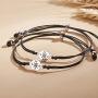 Pinky Promise Bracelet Friendship Gifts for Best Friend Mothers Day Matching Bracelets for Couples Sister Mom and Daughter