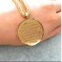 ZKDC islam muslim Allah AYATUL KURSI stainless steel 60 cm chain necklace