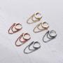 Kyerlyn Tassel Chain Small Hoop Earrings Huggie 14K Gold Plated Drop Dangle Earrings Minimalist Fashion Personalized Jewelry for Women Girls
