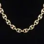 Gold Chain for Men Iced Out,Mens 11MM 18k Real Gold Plated/Platinum White Gold Finish 11MM Miami Cuban Link Coffee Bean Chain Choker Necklace Bracelet,Full Cz Diamond Cut Prong Set,Gift for Him Gold Chain for Men Iced Out,Mens 11MM 18k Real Gold Plated/Platinum White Gold Finish 11MM Miami Cuban Link Coffee Bean Chain Choker Necklace Bracelet,Full Cz Diamond Cut Prong Set,Gift for Him