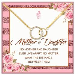 Mother Daughter Necklace, Gifts for Mom and Daughter, Mom and Daughter Necklace, Mom Gifts from Daughter, Daughter Necklace from Mom, Mothers Day Birthday Gifts, Mom Appreciation Gifts