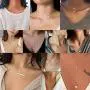TOBENY 25 PCS Layered Choker Necklace for Women Multiple DIY Choker Chain Pendant Y Necklaces Adjustable Multilayer Necklace Set TOBENY 25 PCS Layered Choker Necklace for Women Multiple DIY Choker Chain Pendant Y Necklaces Adjustable Multilayer Necklace Set