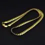 Three Keys Jewelry 6MM 9MM 18K Gold Plated Necklace for Men Stainless Steel Necklace Mens Long Layered Big Gold Snake Chain Necklaces for Men Boys Three Keys Jewelry 6MM 9MM 18K Gold Plated Necklace for Men Stainless Steel Necklace Mens Long Layered Big Gold Snake Chain Necklaces for Men Boys