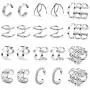 FUNRUN JEWELRY 10 Pairs Stainless Steel Ear Cuff Earrings for Women Men Non Piercing Helix Ear Clip CZ Fake Cartilage Earring FUNRUN JEWELRY 10 Pairs Stainless Steel Ear Cuff Earrings for Women Men Non Piercing Helix Ear Clip CZ Fake Cartilage Earring