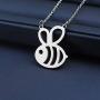 SIDIMELO Bumble Bee Pendant Necklace Gifts Honey Bee Hive Necklace for Women Wife Daughter Funny Jewelry