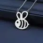 SIDIMELO Bumble Bee Pendant Necklace Gifts Honey Bee Hive Necklace for Women Wife Daughter Funny Jewelry