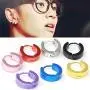 7 Pairs Mix Stainless Steel Multicolor Lovers Punk Huggie Small Hoop Earrings for Womens-Mens 7 Pairs Mix Stainless Steel Multicolor Lovers Punk Huggie Small Hoop Earrings for Womens-Mens