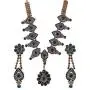 Efulgenz Indian Crystal Rhinestone Austrian Diamond Blue Choker Neckalce Earrings Wedding Bridal Jewelry Set Efulgenz Indian Crystal Rhinestone Austrian Diamond Blue Choker Neckalce Earrings Wedding Bridal Jewelry Set