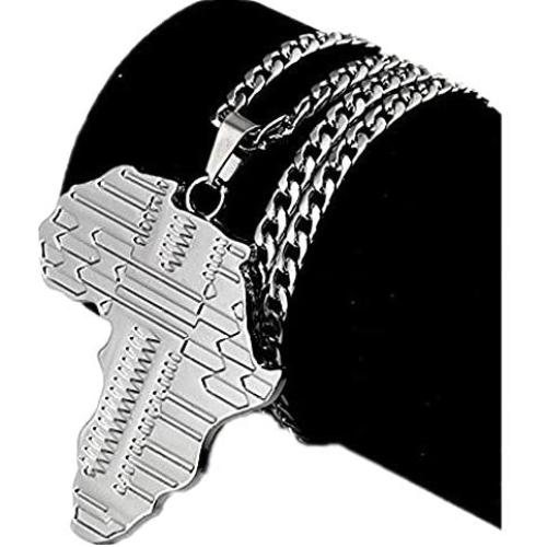 TIDOO Men&Women 18k Golden Pendant Chain Necklace, Hip HOP Boys Stainless-steelNecklace