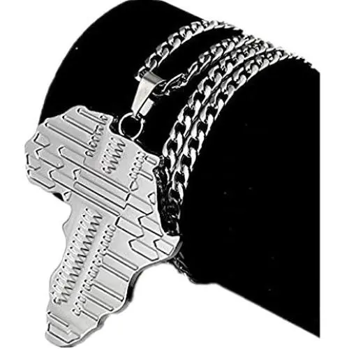 TIDOO Men&Women 18k Golden Pendant Chain Necklace, Hip HOP Boys Stainless-steelNecklace