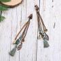 COLAXI Boho Trendy Statement Fun Drop Dangle Tassel Earrings Packs For Women Fashion,Western Colorful Bohemian Jewelry Long Big Earring Sets Gift