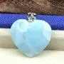 Larimar Pendant, Heart Natural Blue Larimar Stone Jewelry For Woman Man Dominica Crystal 17x4mm BeadsSilver Sterling Water Pattern Gemstone AAAAA Larimar Pendant, Heart Natural Blue Larimar Stone Jewelry For Woman Man Dominica Crystal 17x4mm BeadsSilver Sterling Water Pattern Gemstone AAAAA