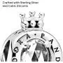 Pandora Jewelry Sparkling Crown O Cubic Zirconia Charm in Sterling Silver Pandora Jewelry Sparkling Crown O Cubic Zirconia Charm in Sterling Silver