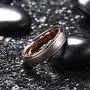 King Will Duo Unisex 5mm 6mm 7mm 8mm 18k Rose Gold Plated Tungsten Carbide Ring Two Tone Wedding Band King Will Duo Unisex 5mm 6mm 7mm 8mm 18k Rose Gold Plated Tungsten Carbide Ring Two Tone Wedding Band