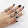 15Pcs Simple Knuckle Midi Ring Set Vintage Plated Gold/Silver Stackable Rings For Women/Girls Finger Joint Knuckle Ring Set Jewelry