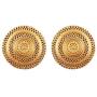 Touchstone''Tribal Bohemian Chic'' Indian Bollywood artistic fringes motif designer jewelry earrings for women