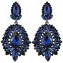 idealway Luxury Drop Earring Inlay Crystal Rhinestone Dangle Long Earrings For Women Jewelry