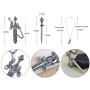 Alilang Antique Fantasy Medieval Renaissance Removable Scabbard Rune Sword Dagger Pendant Necklace